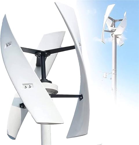 Lbxlhr 10000W/12000W Upgraded Wind Vertical Axis Turbine Generator 12V 24V 48V 220V with MPPT Controller Wind Turbine Kit for Hybrid Wind Solar System(12000w,12v)