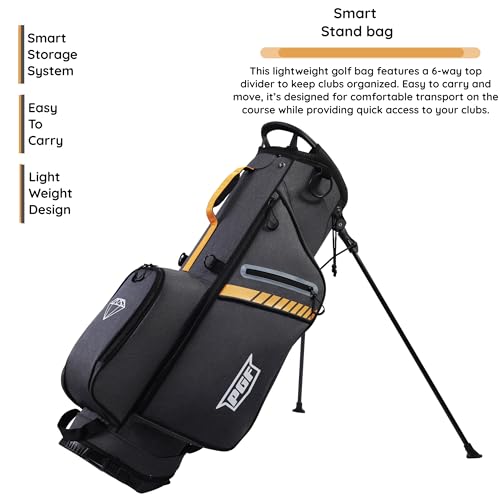 PGF Labs Men's Black Diamond BD-77 Complete Golf Club Package Set [14-Pieces][Flex: Regular] [Hand: Right] [Length: Standard]