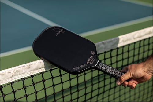 Wild Monkeys Prima Ghost – Midweight (8.2oz) Raw T700 Carbon Fiber Pickleball Paddle | 15mm Honeycomb Core for Stability and Control | Prolite Phantom Grip | USAP Approved