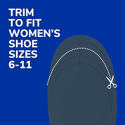 Dr. Scholl’s Energizing Comfort Women’s Everyday Insoles with Massaging Gel - Clinically Proven, All-Day Energy and Comfort Inserts, Patented Triple Gel Design, Shock Absorbing, Arch Support: 2 Pairs