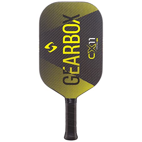 Gearbox CX11E Control Pickleball Paddle, 7.8 Ounces, Yellow