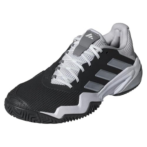 Adidas Men's Barricade 13, Black/White/Grey, 14