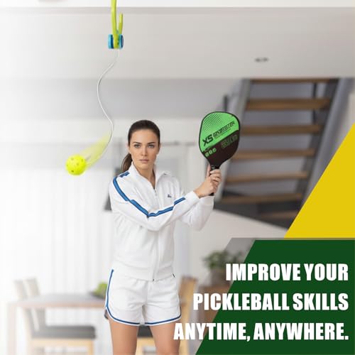 asdmm Pickleball Trainer Rebounder for Solo & Group Practice, Improve Reaction & Coordination, Easy Setup, 1 Set
