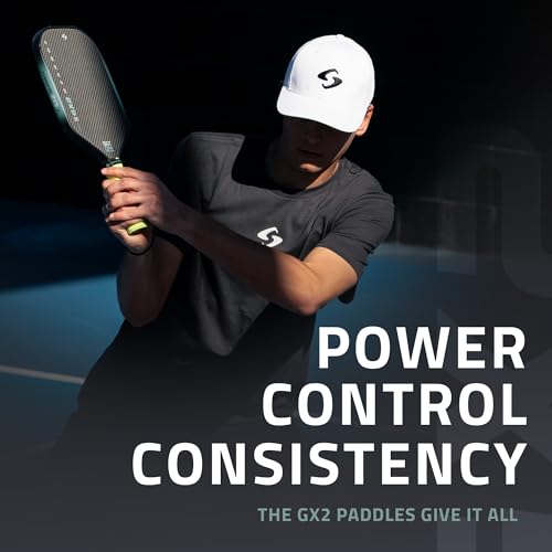 Gearbox GX2 Hyper Pickleball Paddle | Aerodynamic Power Shape with SST 2.0 Carbon Core for Explosive Speed & Spin