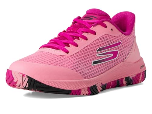 Skechers Women's Viper Court Pro Pickleball Sneaker, Pink, 10