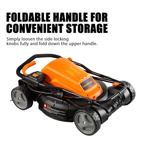 LawnMaster Electric Lawn Mower 12AMP 19-Inch ME1218X.01