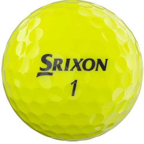 Srixon Q Star Tour 5 Golf Balls, Yellow