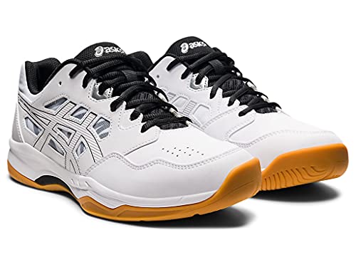 ASICS Men's Gel-RENMA Indoor Shoe, 10.5, White/Black