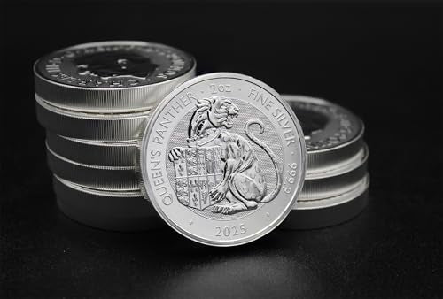 2025 2 oz British Silver Royal Tudor Beasts - Queen's Panther Coin Brilliant Uncirculated with a Certificate of Authenticity £5 Seller BU