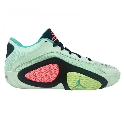 Jayson Tatum Signed Nike Jordan 2 Vortex Mint Lava Glow Sneaker R Shoe FANATICS - Autographed NBA Sneakers