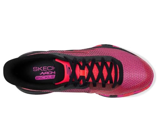 Skechers Men's Pickleball Viper Court Pro 2.0 Sneaker, Black/Hot Pink, 13 Medium
