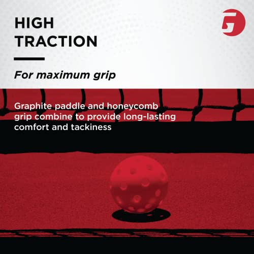 GAMMA Sports Conqueror Pickleball Paddle, Graphite Composite Surface and Honeycomb Grip, Discovery