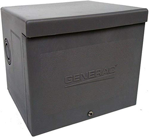 Generac 6340 30-Amp Power Inlet Box – 125/250V, Outdoor Generator Connection, Weather-Resistant NEMA 3R Design, 7500W Max, L14-30 Compatible, UL Listed – Durable & Compact (6x5x5 in)