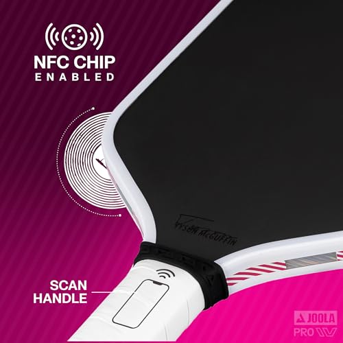 JOOLA Tyson McGuffin Magnus Pro IV 16mm Pickleball Paddle - Elongated Shape for Power & Reach - Propulsion Core Increases Spin & Control - UPA-A Certified - NFC Chip Enabled.