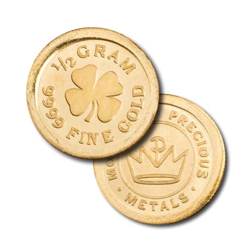 1/2 Gram .9999 Fine Gold – Four Leaf Clover Design (Sealed in Capsule)