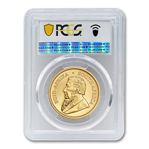 1967 - Present (Random Year) 1 oz South African Gold Krugerrand Coin Gem Uncirculated GEMUNC 1 Rand PCGS