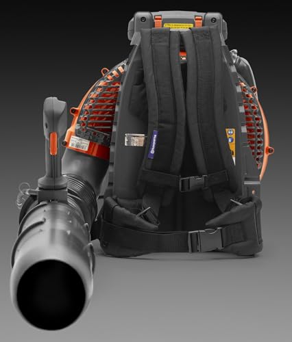 Husqvarna 580BTS Gas Backpack Leaf Blower, 75.6-cc 4.59-HP 2-Cycle Gas Leaf Blower, 1000-CFM, 47-N, 220-MPH Superior Blowing Capacity and Ergonomic, Ventilated Harness