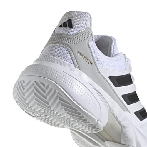 Adidas Men's CourtJam Control 3, White/Black/Grey, 11.5
