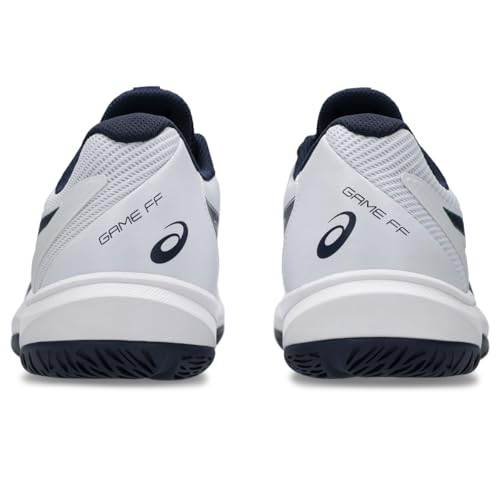 ASICS Men's Game FlyteFoam Tennis Shoes, 14, White/Midnight