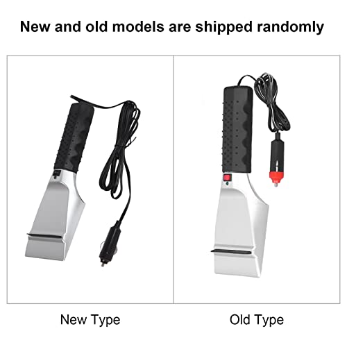 Glomora 12V Auto Heated Snow Shovel, Electric Windshield Ice Scrapers, with Ergonomic Foam Grip, Make Your Winter Travel Worry, for Cars, Trucks, SUVs