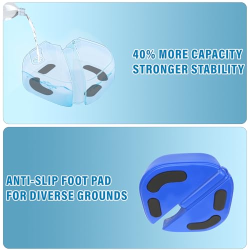 Westant Match Buddy Pickleball Trainer - Pickle Ball Practice Rebounder with 2 Balls, Pickleball Training Aids for Adults, Kids, for Self Practice (Blue)
