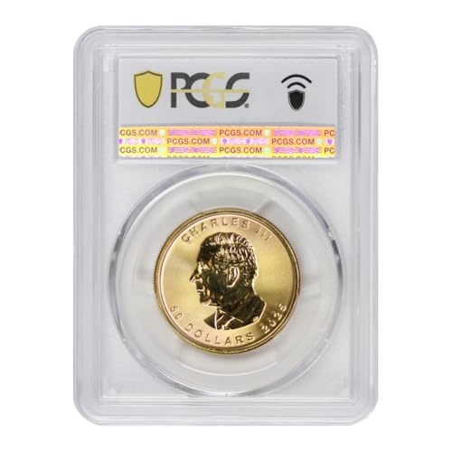 1oz Canadian Gold Maple Leaf Gem Uncirculated 1979 - Present (Random Year) $50 GEMUNC PCGS