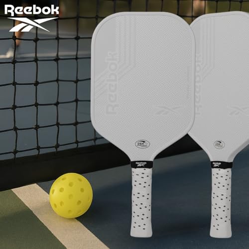 Reebok - Pro Geo Elongated Paddle, Premium Construction with Stylish Design, White