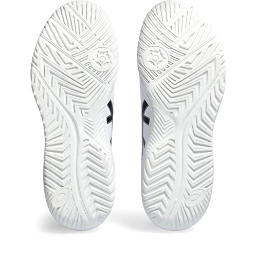 ASICS Men's Gel-Dedicate 8 Tennis Shoes, 10, White/Black