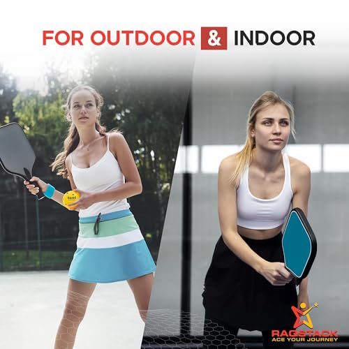 RAQSTACK - Pickleball Set of Portable Pickleball Net for Driveway & Court Marking Kit with Pickle Ball Bag - Easy Setup Outdoor & Indoor Pickle Ball Equipment for Recreational & Competitive Play