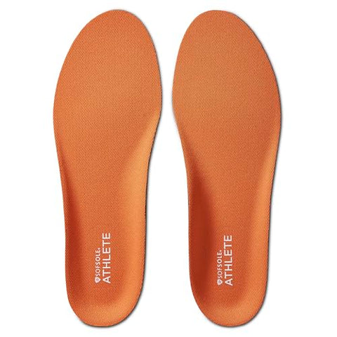 Sof Sole womens Athlete Performance Full-length Insole, Orange, 8 11 US