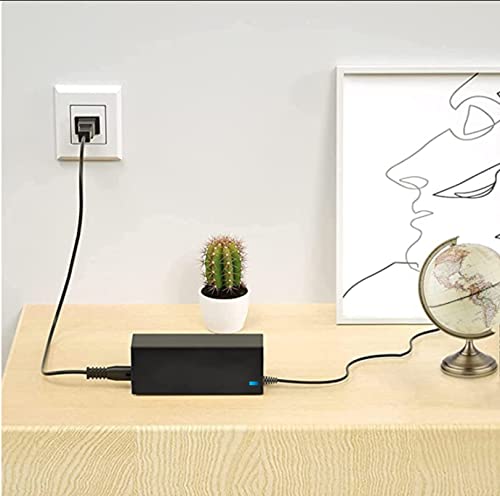 Onerbl AC/DC Adapter Compatible with Anker A1720 521 200W/256Wh Portable Power Station Solar Generator Backup Battery LiFePO4 11-28V 5.5A 65W Power Supply Cord Cable Battery Charger Mains PSU