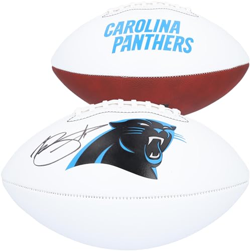 Bryce Young Carolina Panthers Autographed Franklin Panel Football - Autographed Footballs