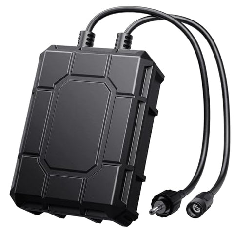 POPOSOAP 1800mAh Battery Backup for Solar Fountain Pump, 7.4V-8.4V Battery Backup for 6W/6.5W/8W Solar Water Fountain Pump Kit(Not Included Solar Fountain)