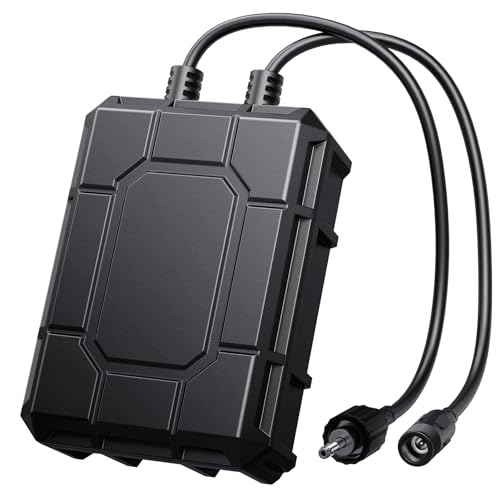 POPOSOAP 1800mAh Battery Backup for Solar Fountain Pump, 7.4V-8.4V Battery Backup for 6W/6.5W/8W Solar Water Fountain Pump Kit(Not Included Solar Fountain)