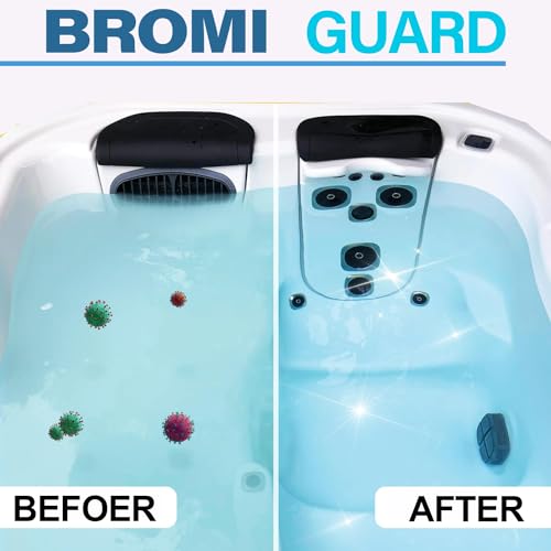 【1 Inch 5.5 Lbs】 Bromine Tablets for Spa Hot Tub Chemical Tabs Brominating Tablets Spa Hot Tub Chemical Sanitizer
