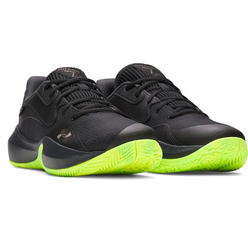 Under Armour Unisex Lockdown 7 Low, (003) Black/Black/Metallic Black, 7.5, US