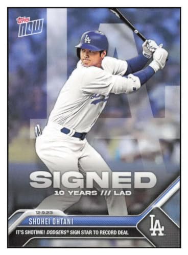 SHOHEI OHTANI 2023 Topps NOW #OS-21 Signed Dodgers NM-MT Baseball