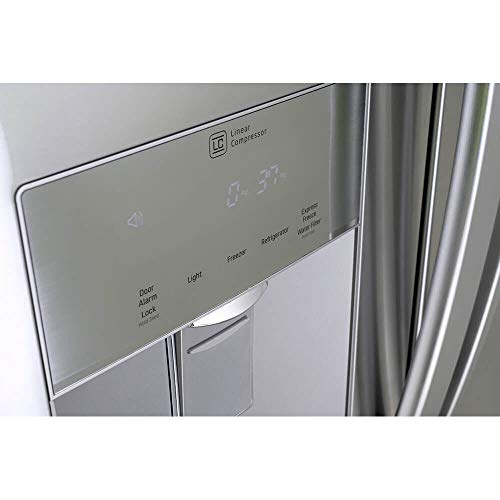 LG LFDS22520S - Refrigerator/Freezer - French Door Bottom Freezer with Water Dispenser - Width: 29.8 in - Depth: 35.5 in - Height: 68.5 in - 21.8 cu. ft - Stainless Steel