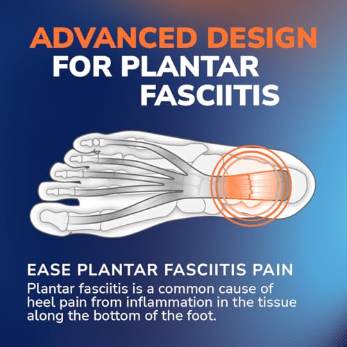 Dr. Scholl’s Advanced Pain Relief Insoles for Men Women, Heavy Duty Orthotics Inserts for Work Shoes & Boots, Plantar Fasciitis & Arch Support, Flat Feet, Shock-Absorbing, Supports up to 340 lbs