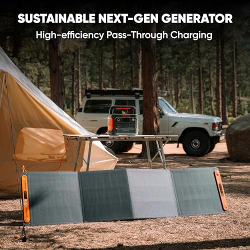 Jackery Explorer 1000 v2 Portable Power Station(2024 New),1070Wh LiFePO4 Battery,1500W AC/100W USB-C Output, 1 Hr Fast Charge, Solar Generator for Outdoor Camping,Off-grid Living,RV,Emergency (Renewed)