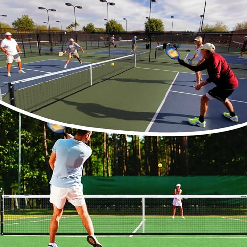 VANCL Professional Pickleball Replacement Net – 22' x 3' Heavy Duty Tournament-Grade Net for Indoor & Outdoor Courts – Fits Standard Posts, Official Regulation Size (Net Only, Black)