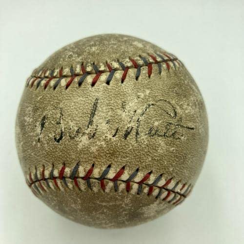 Babe Ruth & Lou Gehrig Dual Signed 1920's Official American League Baseball PSA - Autographed Baseballs