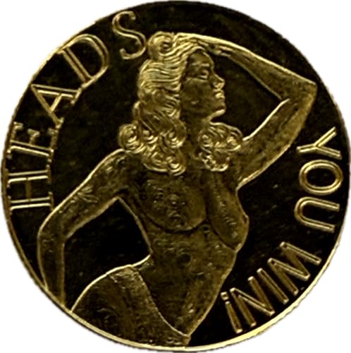 Monarch Precious Metals 1/4 Gram .9999 Fine Gold Round - Adult Novelty - Heads and Tails (Sealed in Capsule)