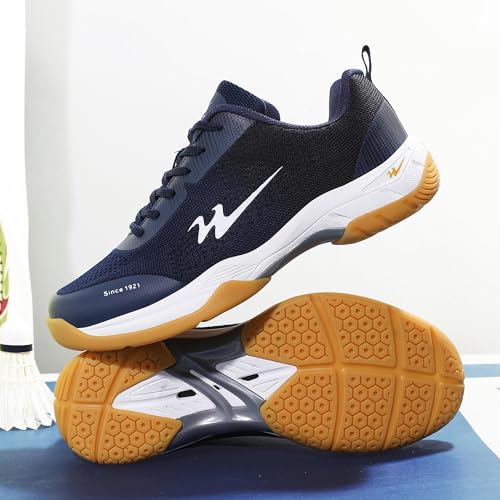 cungel-Tennis-Badmintion-Pickleball-Shoes Unisex No-Slip Pickleball & Tennis Shoes | Lightweight Breathable Court Shoes for Men and Women Blue