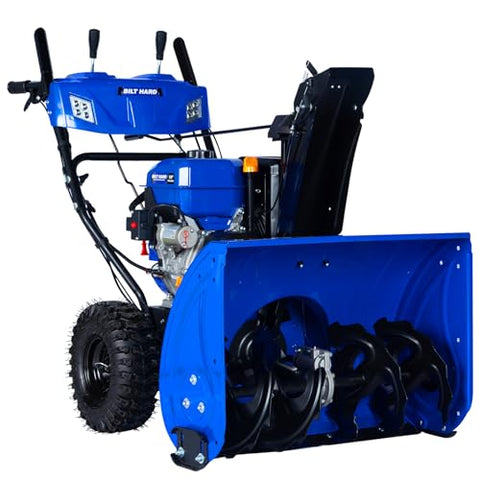BILT HARD 28 in. 302cc Gas Powered Snow Blower with Electric Start, 2-Stage Self-Propelled Snow Blower with Steering Control and LED Light, Self Propelled Snow Removal Equipment