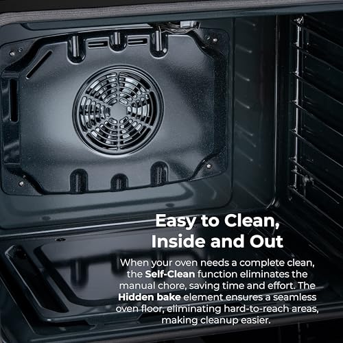 Kenmore 5.6 cu. ft. Front Control Gas Range Oven with 5 Cooktop Burners - True Convection, Air Fry, Turbo Boil, Self Clean, Dishwasher Safe Grates, Three Chrome Racks, LP Kit - Stainless Steel