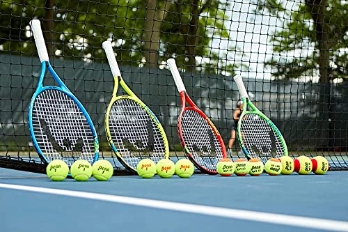 HEAD Speed Junior Pre-Strung Tennis Racquet, Lightweight Youth Tennis Racket for Kids & Beginners, Durable Aluminum Frame, Age 6-8, 23 inch, Yellow