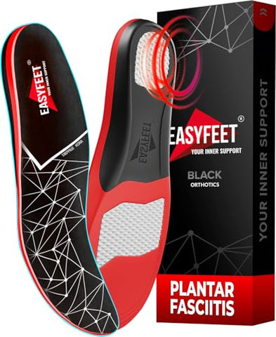 Premium Anti-Fatigue Shoe High Arch Support Insoles Men Women - Plantar Fasciitis Inserts - Orthotic Inserts Shoe Soles Standing All Day - Flat Feet Foot - Work Boot Insoles