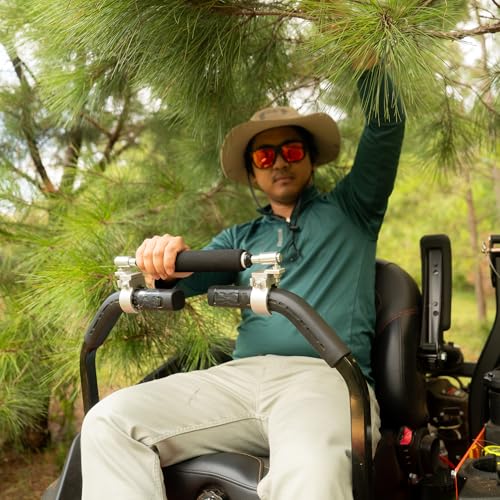 Zero-Turn Bar for One-Hand Operation of Zero-Turn Mowers