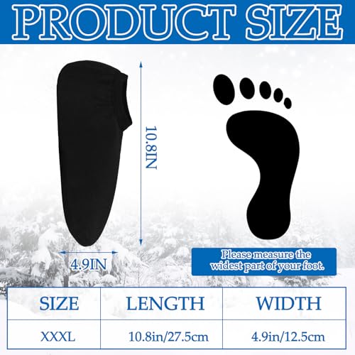 Chicingyou 3 Pairs Ice Bath Socks Cold Plunge Feet Covers Reusable Toe Warmers Cold Plunge Accessories Neoprene Socks for Ice Bath at Home